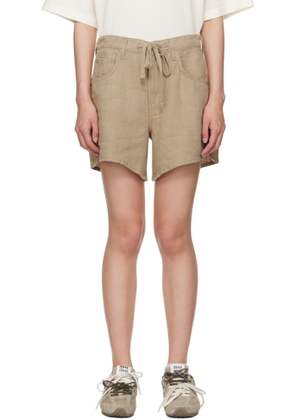 Citizens of Humanity Khaki Brynn Drawstring Shorts