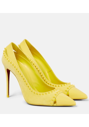 Christian Louboutin Duvette Spikes 100 suede pumps