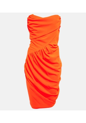 Vivienne Westwood Draped crepe corset minidress
