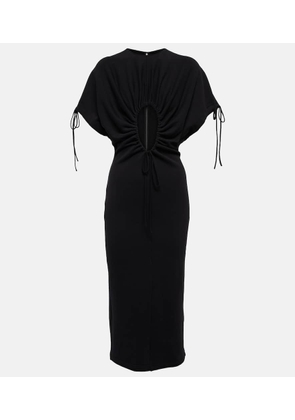 Christopher Kane Cutout cotton midi dress
