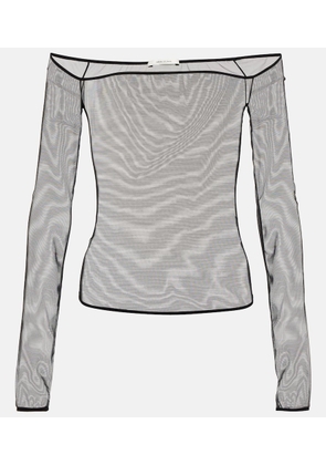 Nensi Dojaka Sheer long sleeve top