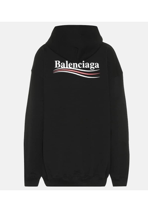 Balenciaga Logo cotton hoodie