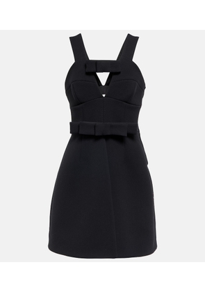 Jil Sander Wool-blend crepe minidress