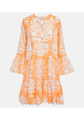 Juliet Dunn Printed cotton minidress