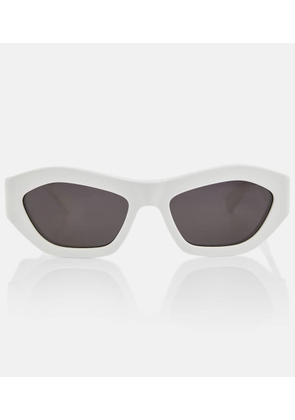 Bottega Veneta Angle hexagonal cat-eye sunglasses