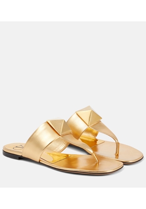 Valentino Garavani One Stud leather thong sandals