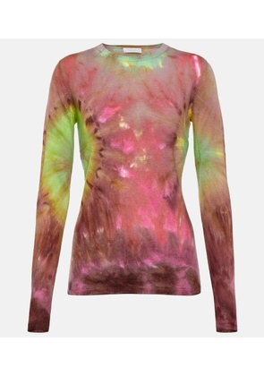 Gabriela Hearst Miller tie-dye cashmere sweater