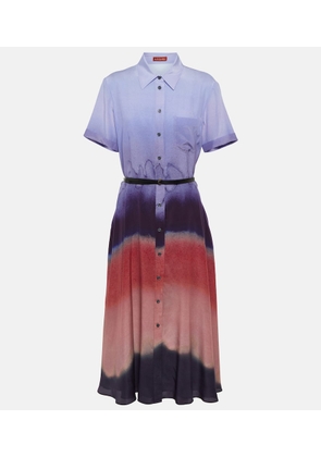 Altuzarra Kiera printed silk shirt dress