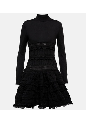 Alaia Crinoline wool minidress