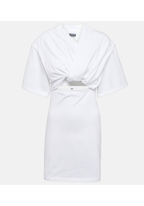 Jacquemus La Robe Bahia gathered minidress
