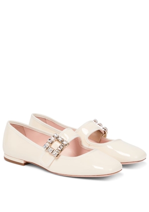 Roger Vivier Tres Vivier patent leather ballet flats
