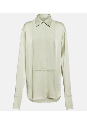 Jil Sander Oversized satin shirt