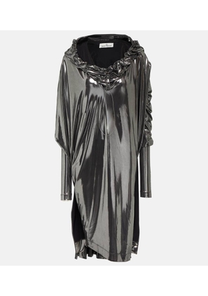 Vivienne Westwood Draped lame midi dress