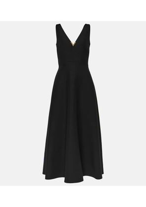 Valentino VGold Crepe Couture midi dress
