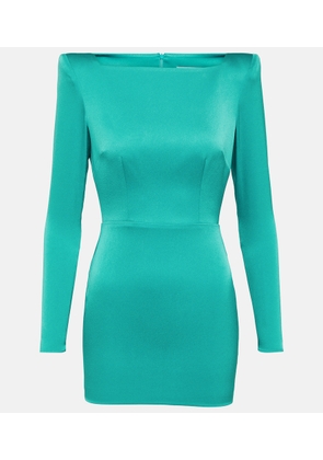 Alex Perry Crepe satin minidress