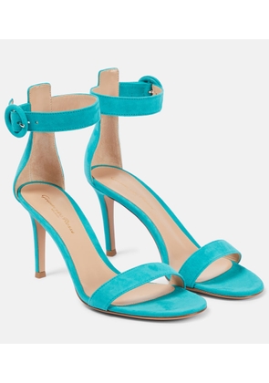 Gianvito Rossi Portofino 85 suede sandals