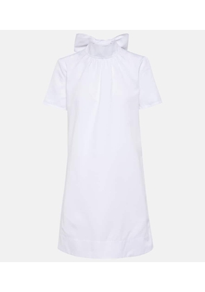 Staud Ilana cotton-blend minidress