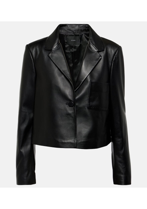 Joseph Cropped leather jacket
