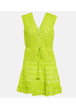 Anna Kosturova Jennifer crochet cotton minidress