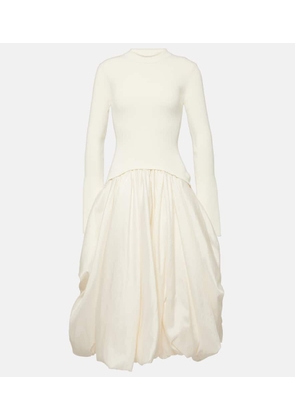 Simkhai Kenlie taffeta-trimmed midi dress