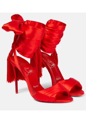 Christian Louboutin Sevillana 100 crepe satin sandals