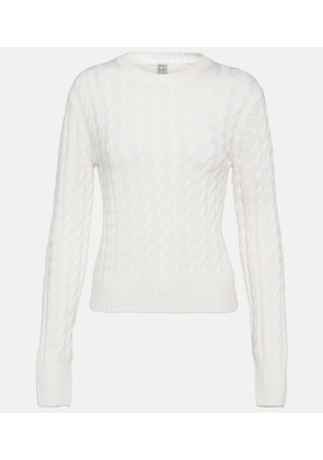 Toteme Cable-knit wool sweater