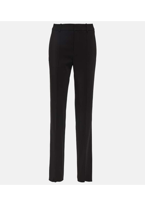 Saint Laurent Low-rise gabardine straight pants