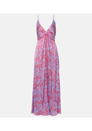 Poupette St Barth Denise printed maxi dress