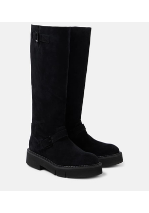 Clergerie Colby suede knee-high boots