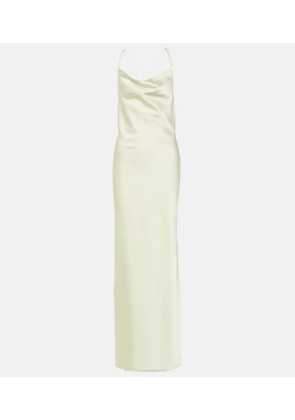 Rotate Satin slip dress