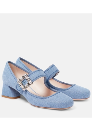 Roger Vivier Tres Vivier Strass Buckle Babies Mary Jane pumps
