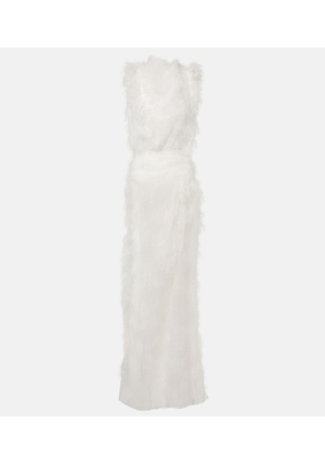 Maticevski Alabaster silk-blend gown