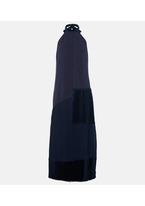 Simkhai Noah pleated crepe midi dress
