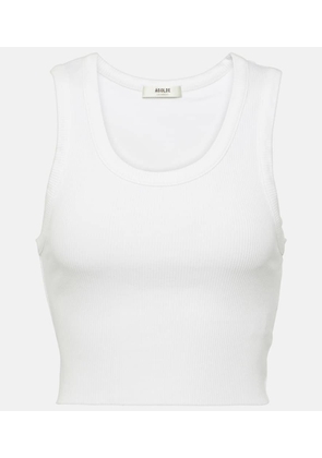 Agolde Ribbed-knit crop top