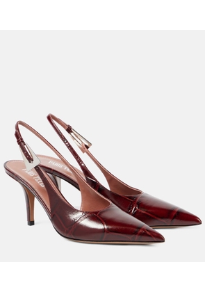 Paris Texas Jessica 75 leather slingback pumps