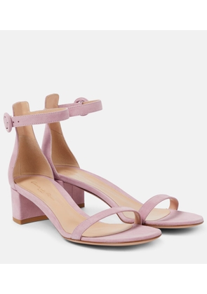 Gianvito Rossi Gaeta 45 suede sandals