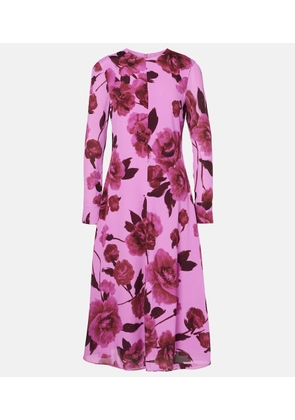 Erdem Floral crepe midi dress