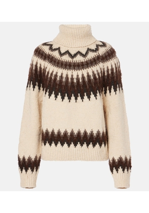 Polo Ralph Lauren Intarsia wool-blend turtleneck sweater