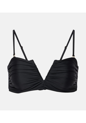 Jade Swim Calla ruched bikini top