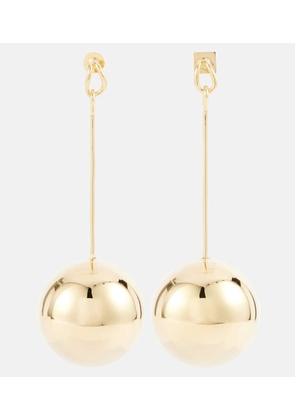 Jacquemus Les Grandes Boucles Nodo drop earrings