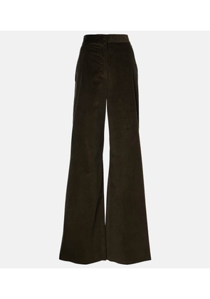 Max Mara Tritone cotton corduroy flared pants
