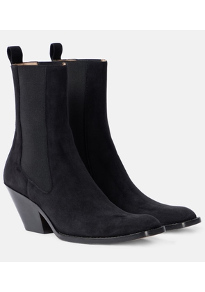 Khaite Austin 60 suede ankle boots