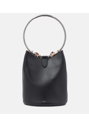 Alaia Ring Large leather bucket bag