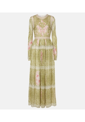 Giambattista Valli Floral silk georgette maxi dress