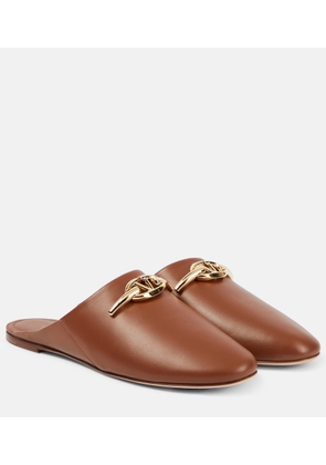 Valentino Garavani VLogo Signature leather mules