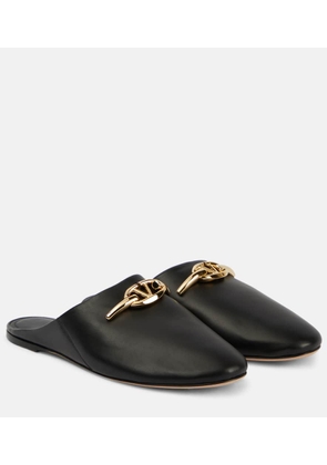 Valentino Garavani VLogo leather clogs