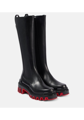 Christian Louboutin Marchacroche Dune leather knee-high boots