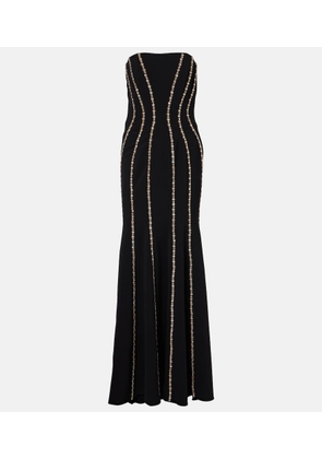 Jenny Packham Dash embellished strapless gown