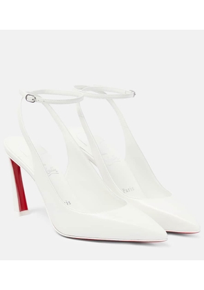 Christian Louboutin Condora 85 leather slingback pumps
