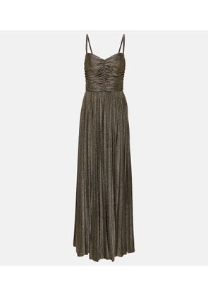 Dolce&Gabbana Ruched metallic gown
